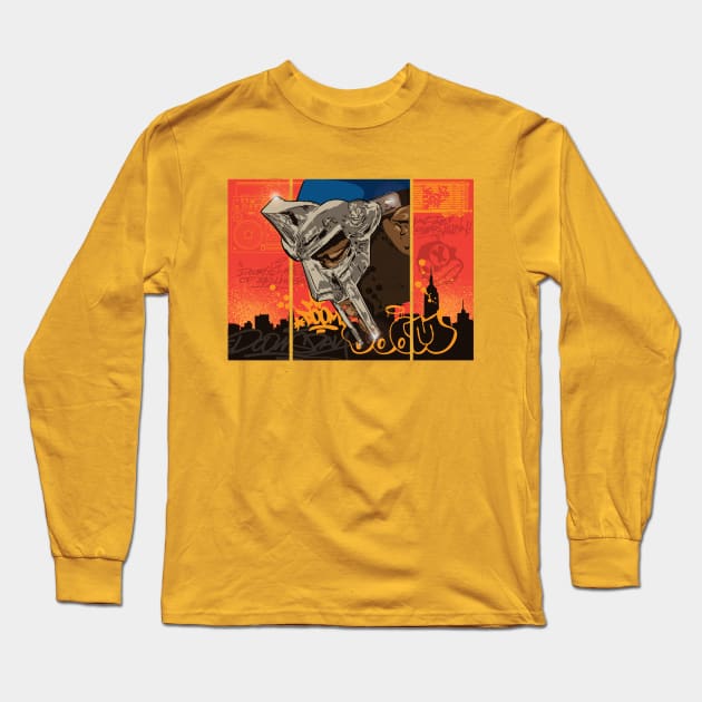 Doom...Master Of The Universe Long Sleeve T-Shirt by Taylor Lindgren Art